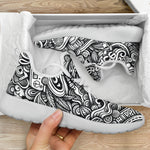 Graffiti Surfing Pattern Print Mesh Knit Shoes GearFrost