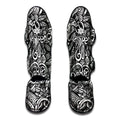 Graffiti Surfing Pattern Print Muay Thai Shin Guards