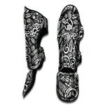 Graffiti Surfing Pattern Print Muay Thai Shin Guard