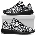 Graffiti Surfing Pattern Print Walking Shoes