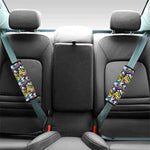 Graffiti Text Pattern Print Car Seat Belt Covers