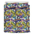 Graffiti Text Pattern Print Duvet Cover Bedding Set