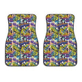 Graffiti Text Pattern Print Front Car Floor Mats