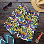 Graffiti Text Pattern Print Men's Shorts