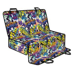 Graffiti Text Pattern Print Pet Car Back Seat Cover