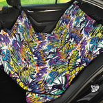 Graffiti Text Pattern Print Pet Car Back Seat Cover