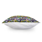 Graffiti Text Pattern Print Pillow Cover
