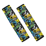 Graffiti Wall Print Car Seat Belt Covers