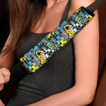 Graffiti Wall Print Car Seat Belt Covers