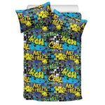 Graffiti Wall Print Duvet Cover Bedding Set