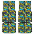 Graffiti Wall Print Front and Back Car Floor Mats