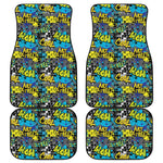 Graffiti Wall Print Front and Back Car Floor Mats