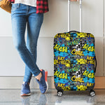 Graffiti Wall Print Luggage Cover