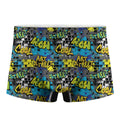 Graffiti Wall Print Men's Boxer Briefs