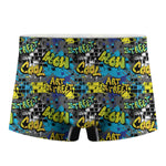 Graffiti Wall Print Men's Boxer Briefs