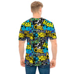 Graffiti Wall Print Men's T-Shirt