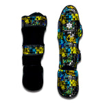 Graffiti Wall Print Muay Thai Shin Guard