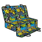 Graffiti Wall Print Pet Car Back Seat Cover
