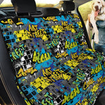 Graffiti Wall Print Pet Car Back Seat Cover