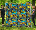 Graffiti Wall Print Quilt
