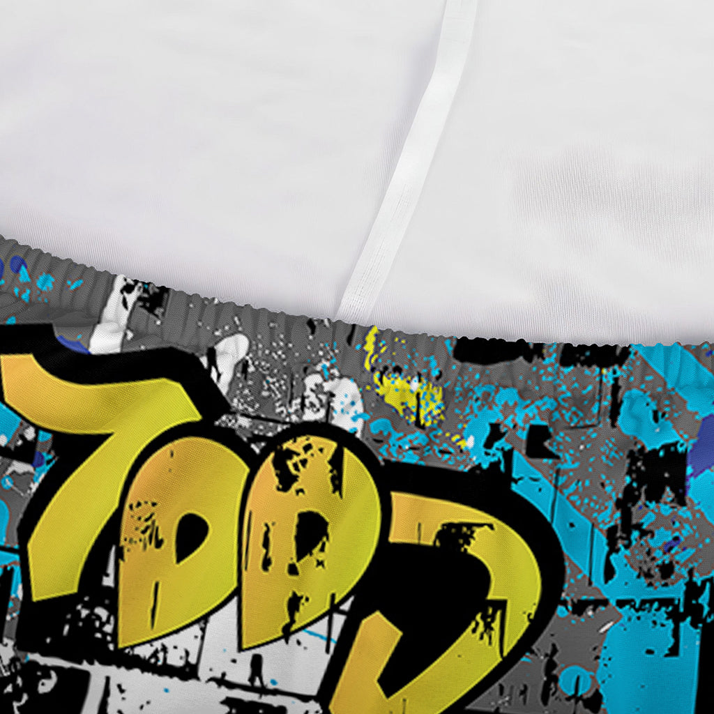 Graffiti Wall Print Sofa Cover