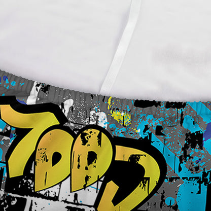 Graffiti Wall Print Sofa Cover