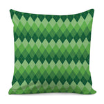 Grass Green Argyle Pattern Print Pillow Cover