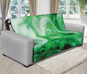 Green Acid Melt Print Futon Protector