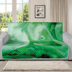 Green Acid Melt Print Futon Protector