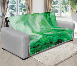 Green Acid Melt Print Futon Protector