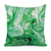 Green Acid Melt Print Pillow Cover