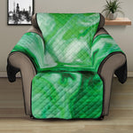 Green Acid Melt Print Recliner Protector