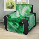 Green Acid Melt Print Recliner Protector