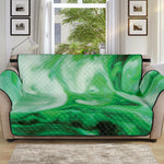 Green Acid Melt Print Sofa Protector