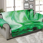 Green Acid Melt Print Sofa Protector