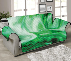 Green Acid Melt Print Sofa Protector