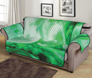 Green Acid Melt Print Sofa Protector