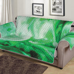 Green Acid Melt Print Sofa Protector