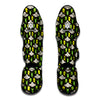 Green Alien UFO Space Print Muay Thai Shin Guard