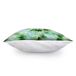 Green And Black Acid Wash Tie Dye Print Pillow Cover