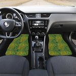 Green And Black African Ethnic Print Front Car Floor Mats