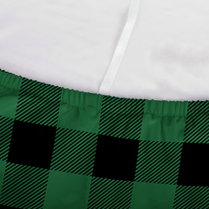 Green And Black Buffalo Check Print Sofa Cover
