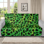 Green And Black Cheetah Print Futon Protector