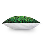 Green And Black Cheetah Print Pillow Cover