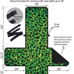 Green And Black Cheetah Print Recliner Protector