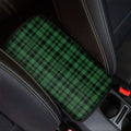 Green And Black Tartan Pattern Print Car Center Console Cover
