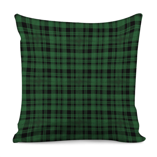 Green And Black Tartan Pattern Print Pillow Cover