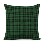 Green And Black Tartan Pattern Print Pillow Cover