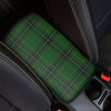 Green And Blue Stewart Tartan Print Car Center Console Cover