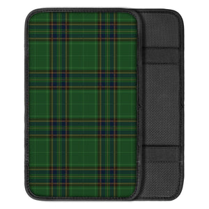 Green And Blue Stewart Tartan Print Car Center Console Cover